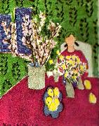 Henri Matisse plommongren mot gron bakgrund china oil painting artist